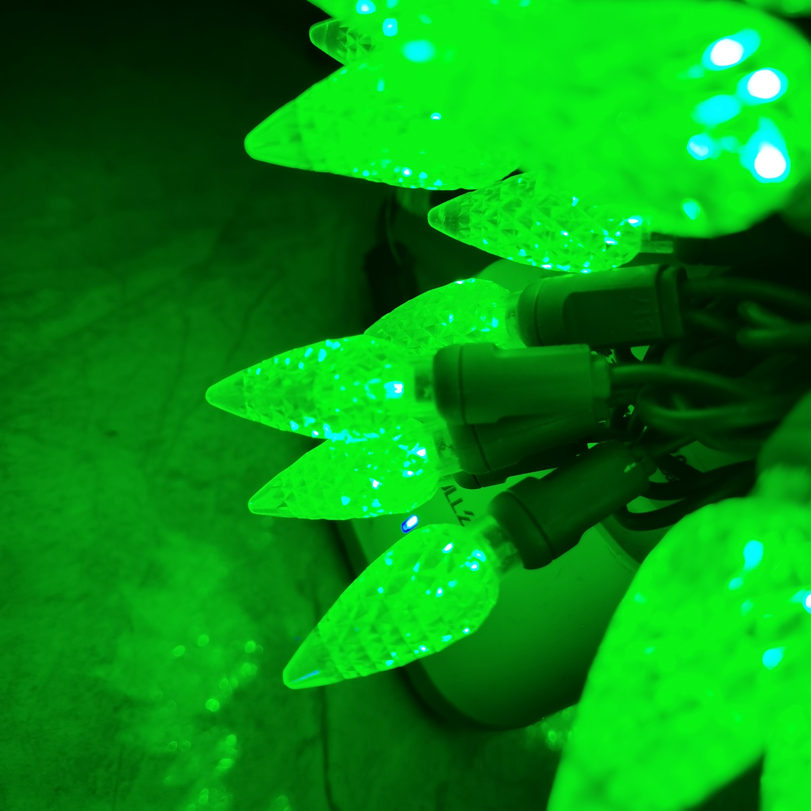 UL C6 Aardbeiengroene LED-lichtslingers 