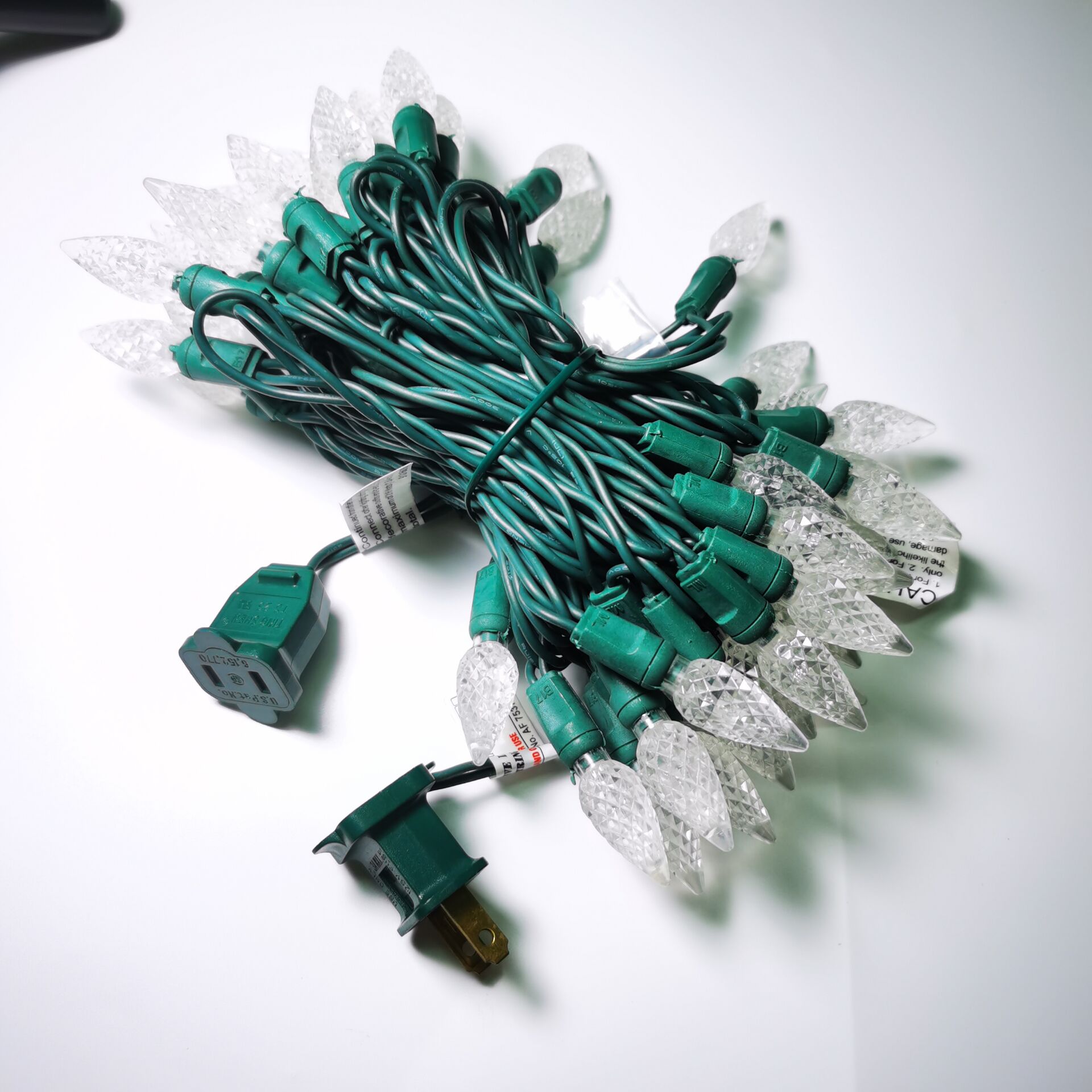 UL C6 Koud witte aardbei -LED -lichten