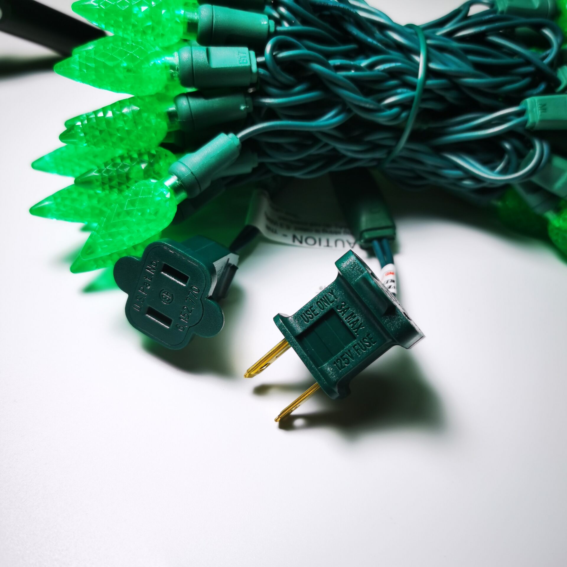 UL C6 Aardbeiengroene LED-lichtslingers 