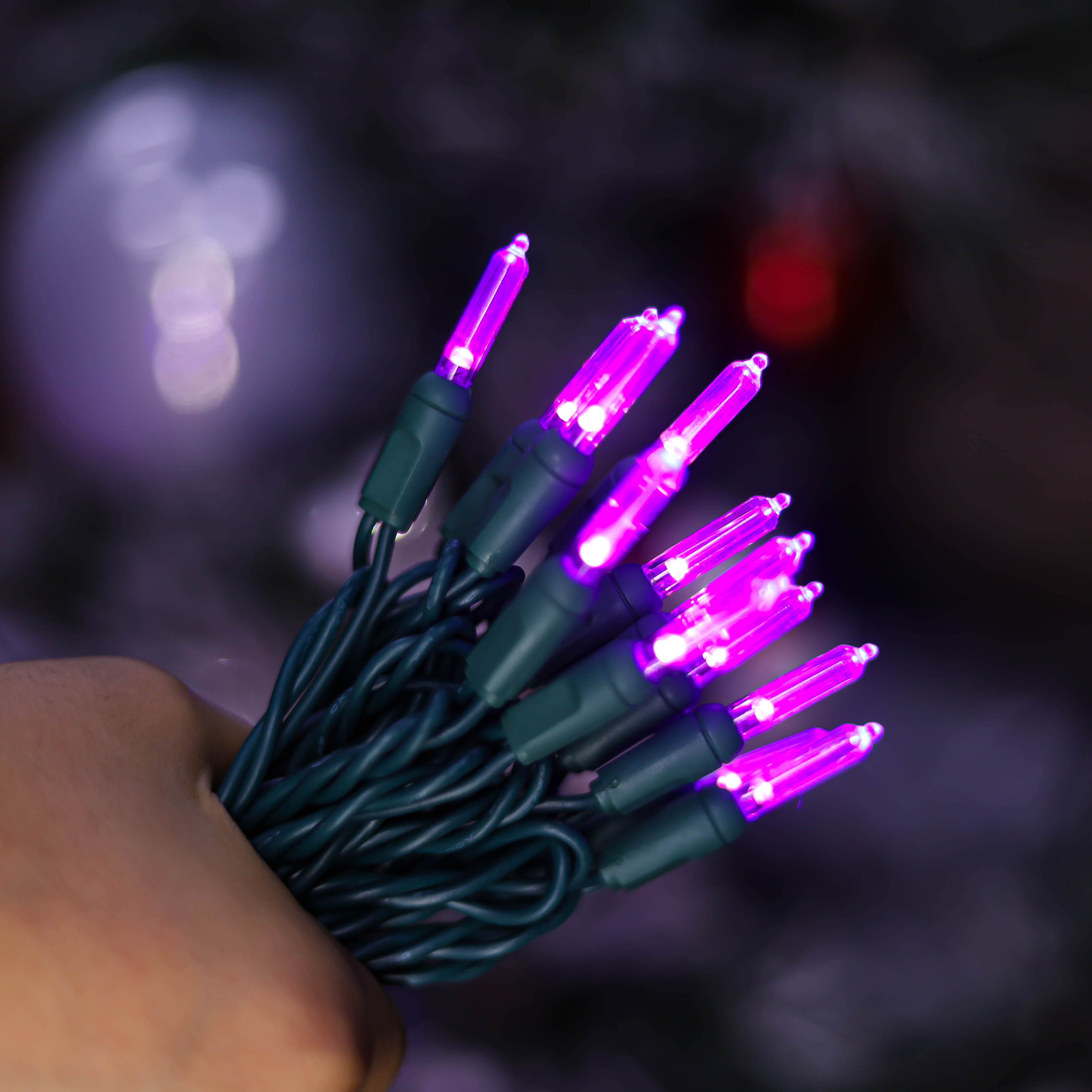 UL T5 LED-lichtslingers Paars kerstlicht Halloween-licht