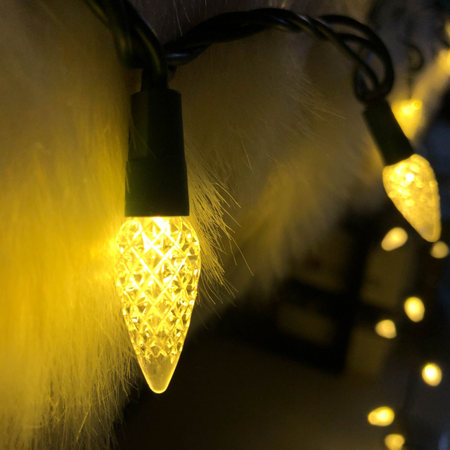 UL C6 Warm witte aardbeien LED -lichten