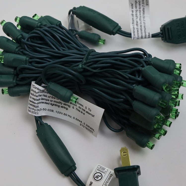 5MM Groothoek Mini LED-lichtslingers Groen LED-licht voor kerstversiering UL-gecertificeerd