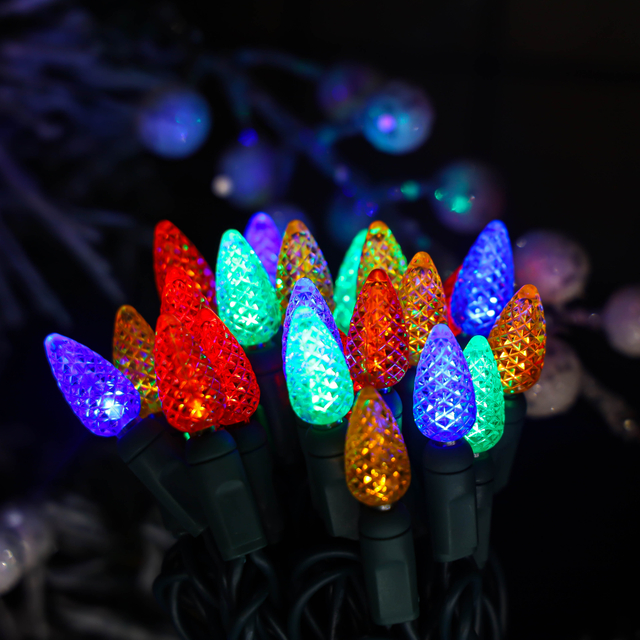 UL C3 LED-lichtslingers Meerkleurig kerstlicht buiten