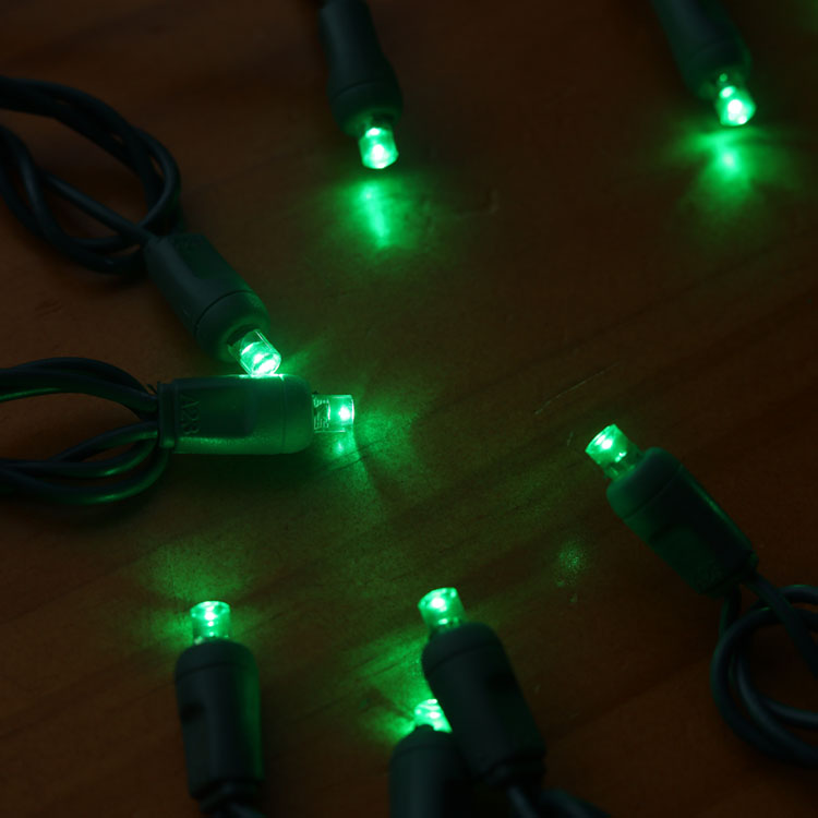 5MM Groothoek Mini LED-lichtslingers Groen LED-licht voor kerstversiering UL-gecertificeerd