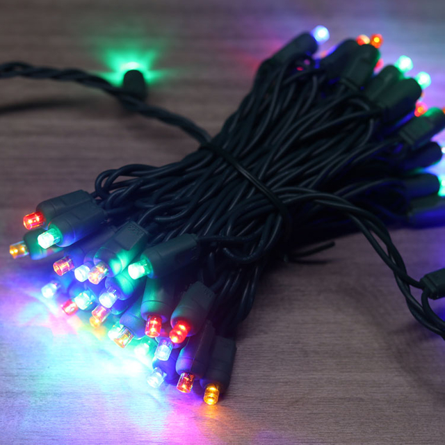 5MM Mini LED-lichtslingerset UL Multi LED-kerstverlichting UL