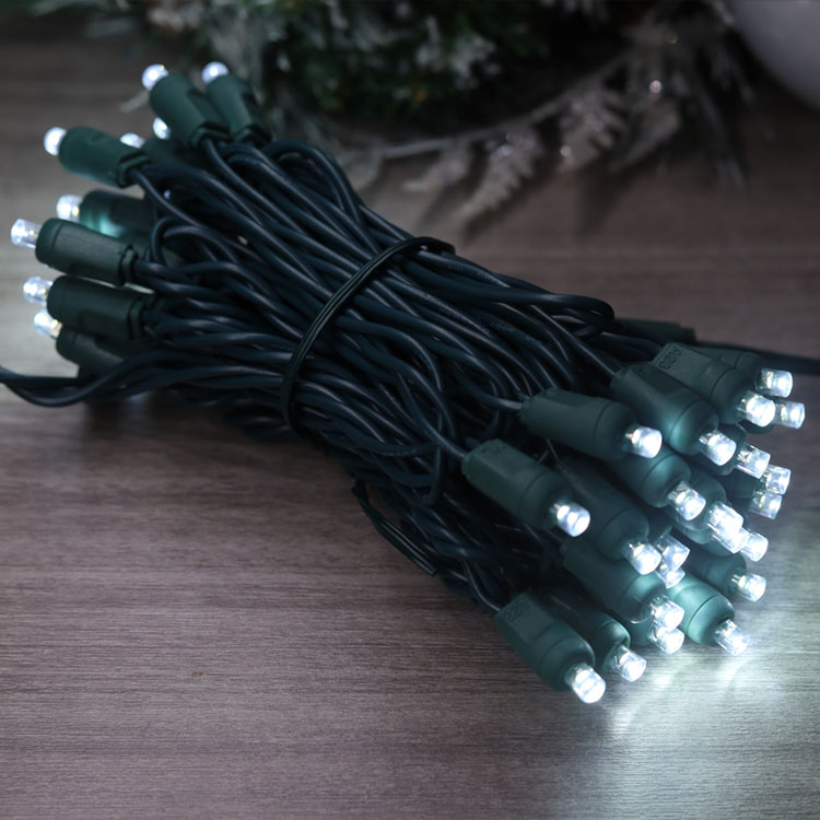 Groothoek Mini LED UL Lichtslingers Koele witte kerstverlichting UL Buiten- en binnengebruik 
