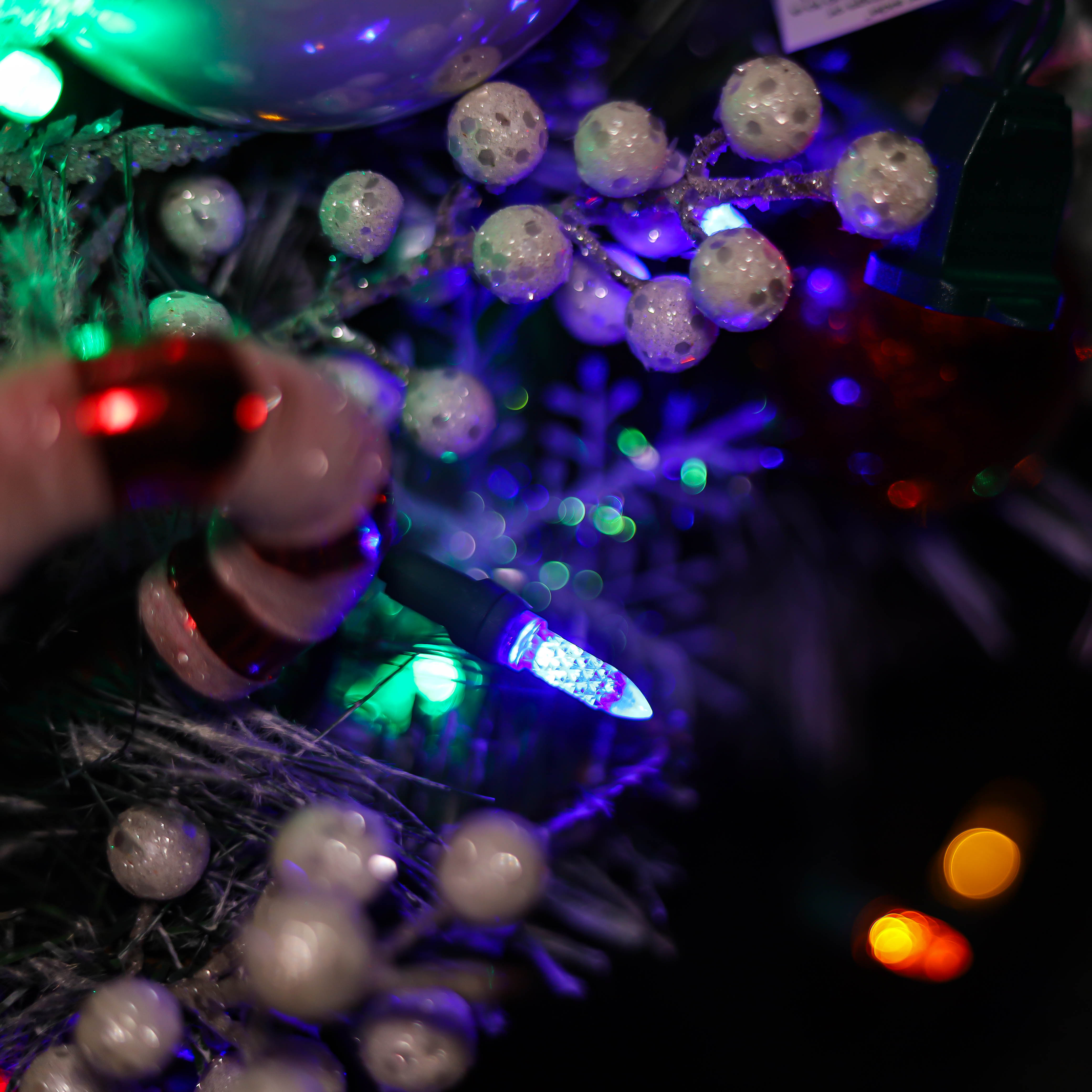 M5 UL Multi Christmas LED String Lights