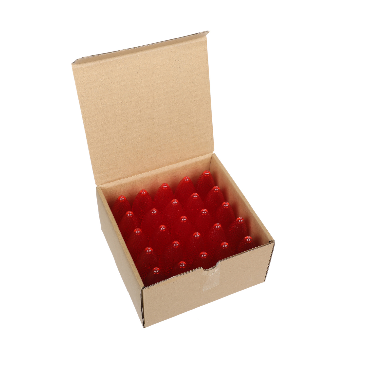 Minleon C9 LED Kerstvervangingslampen Rode LED 