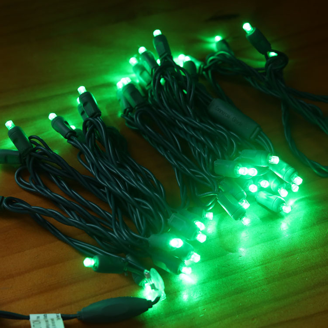 5MM Groothoek Mini LED-lichtslingers Groen LED-licht voor kerstversiering UL-gecertificeerd