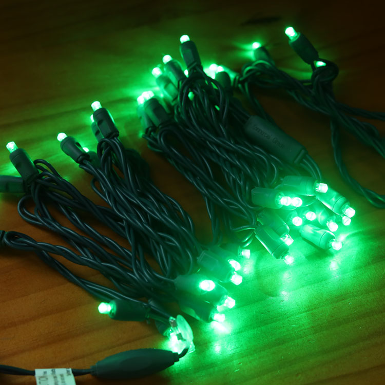 5MM Groothoek Mini LED-lichtslingers Groen LED-licht voor kerstversiering UL-gecertificeerd