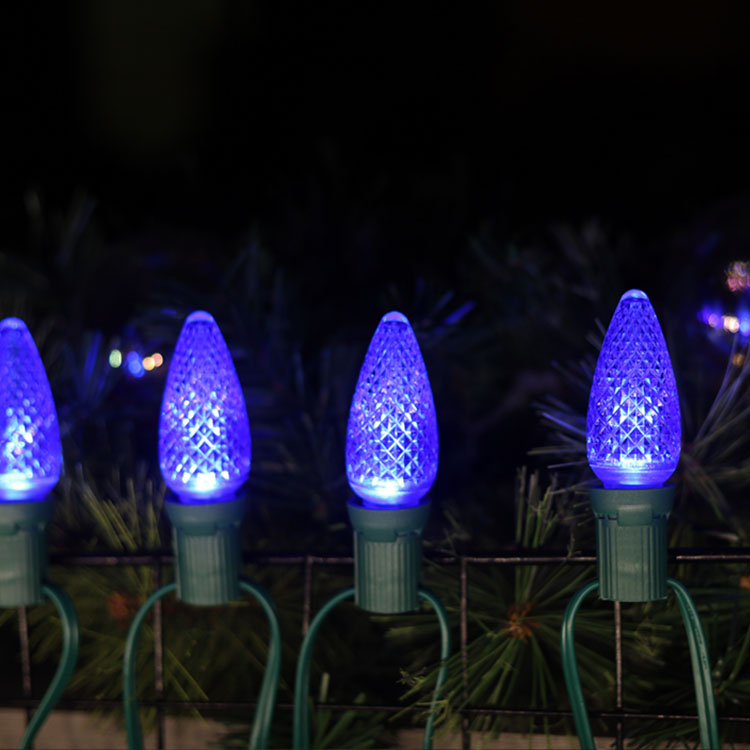 Waterdichte blauwe LED C9 UL Minleon vervangende lampen 