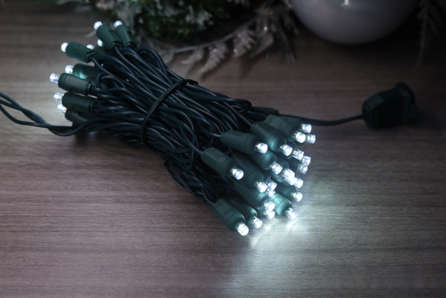 Groothoek Mini LED UL Lichtslingers Koele witte kerstverlichting UL Buiten- en binnengebruik 