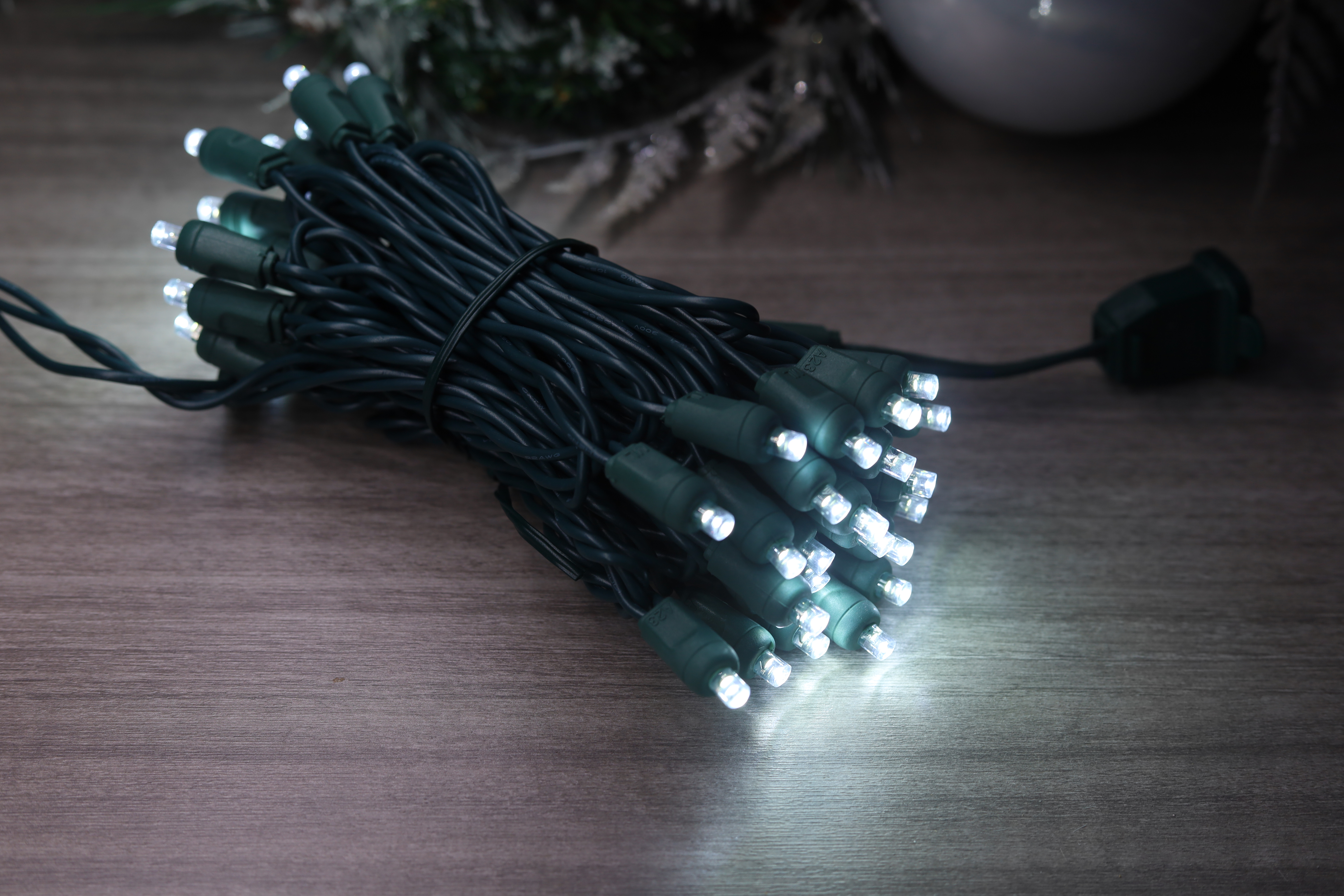 Groothoek Mini LED UL Lichtslingers Koele witte kerstverlichting UL Buiten- en binnengebruik 