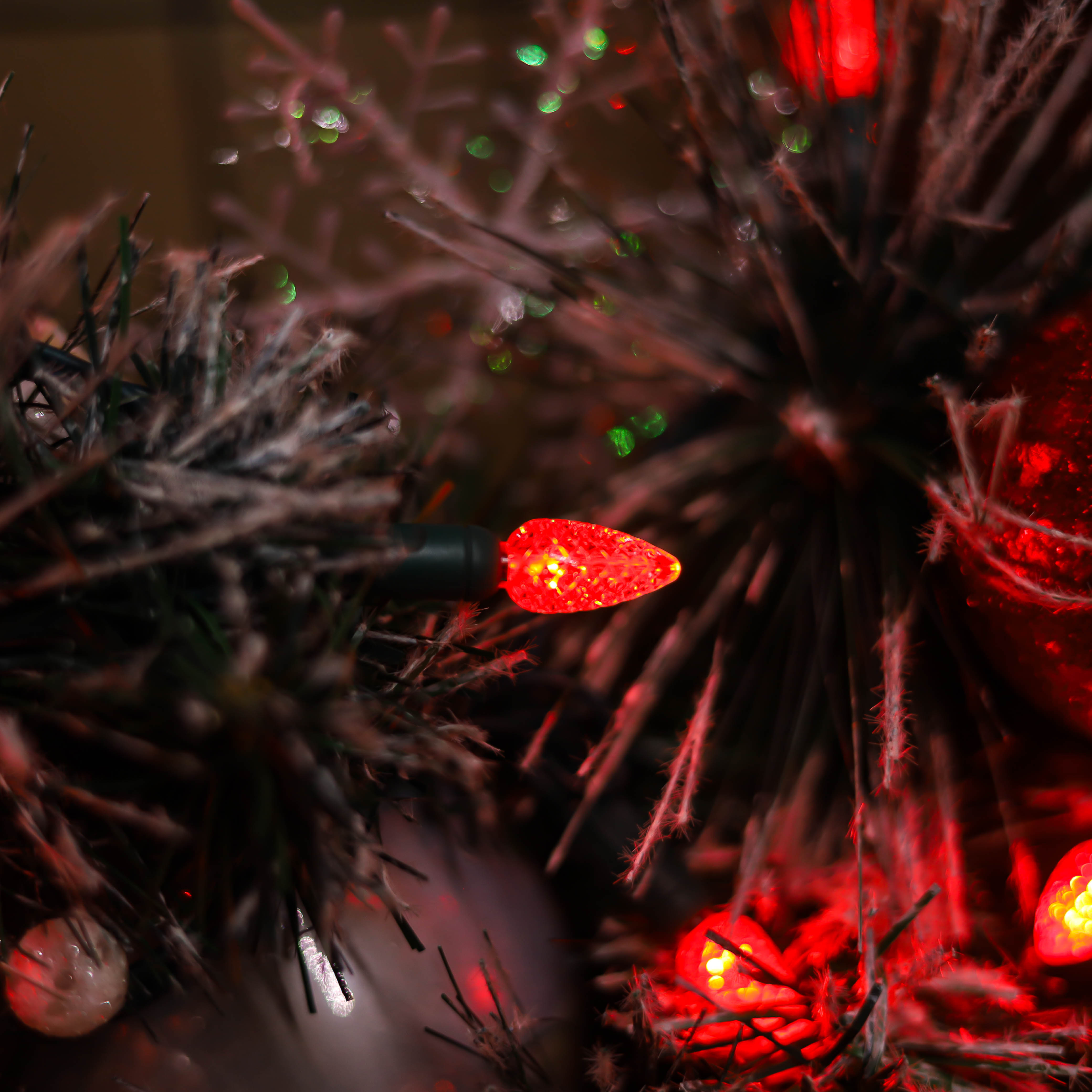 120V UL Red C3 Christmas Led Lights