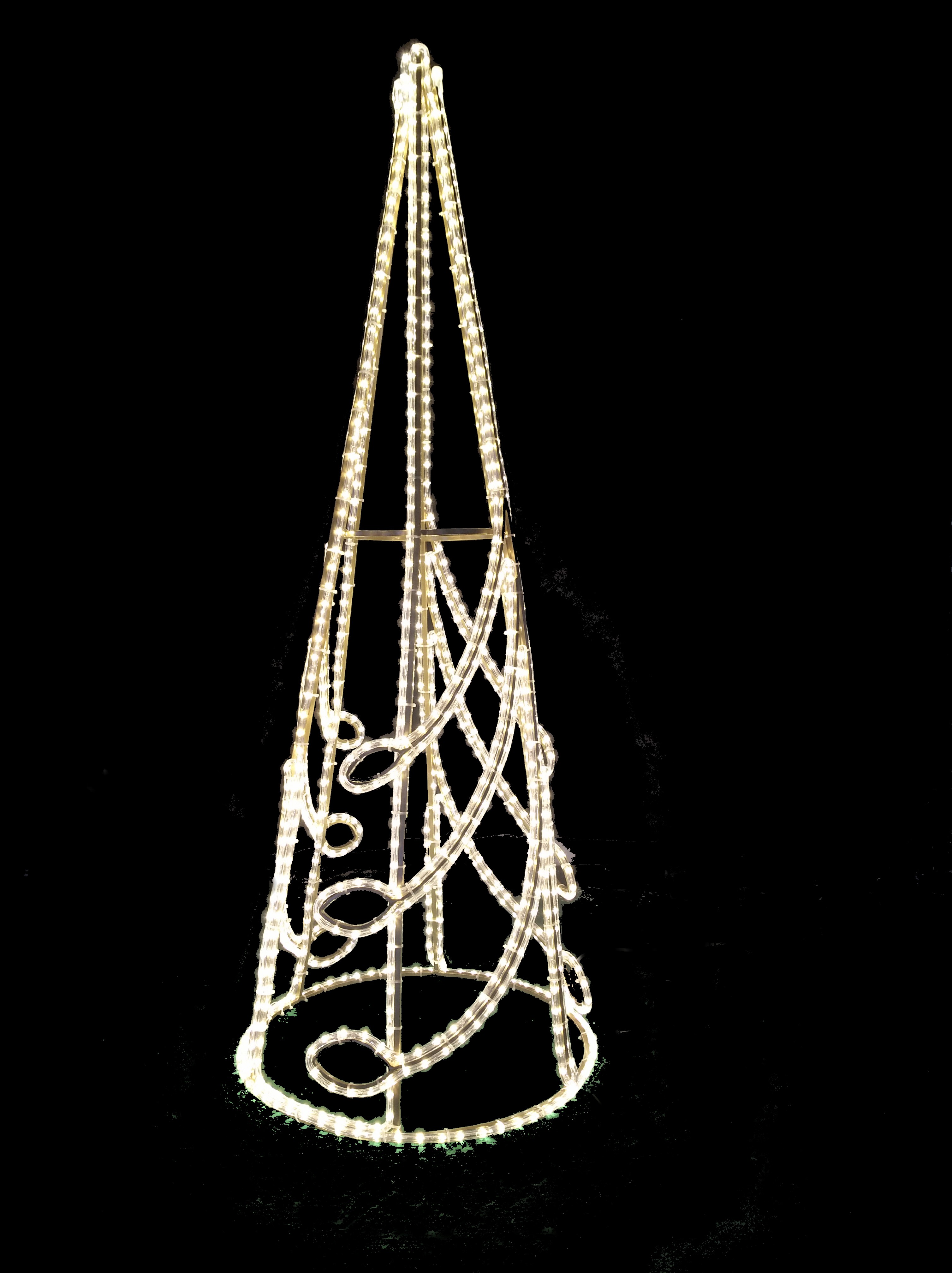 Buiten commerciële boommotief Lichten