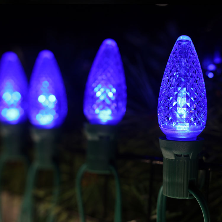 Waterdichte blauwe LED C9 UL Minleon vervangende lampen 