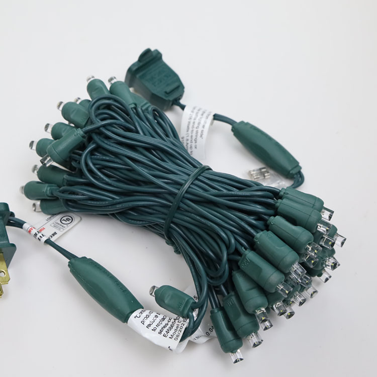 5MM Groothoek Mini LED Lichtslingers Warm Wit UL Kerst Lichtslinger Buitengebruik