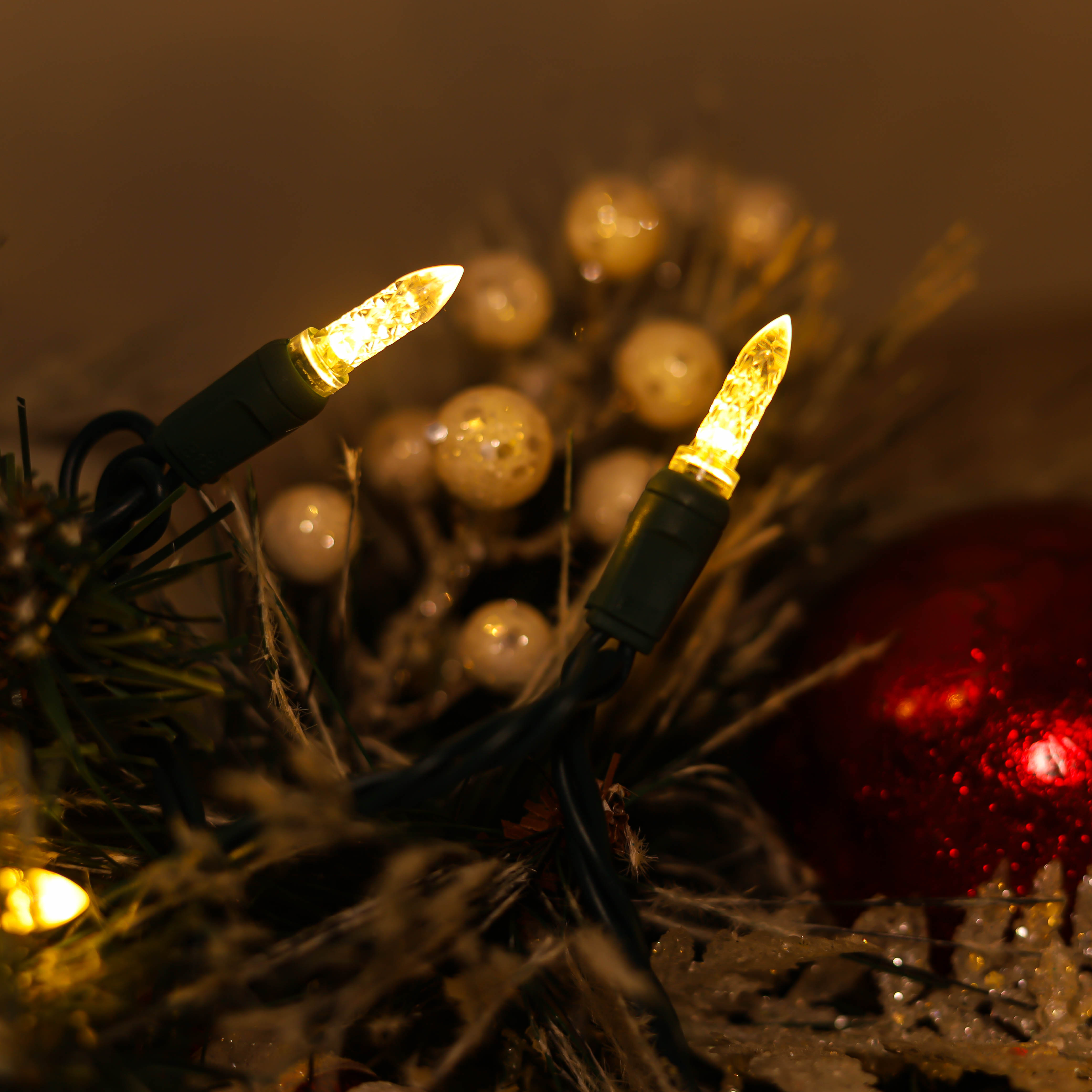 Warmwitte UL-gecertificeerde M5 LED-kerstverlichting