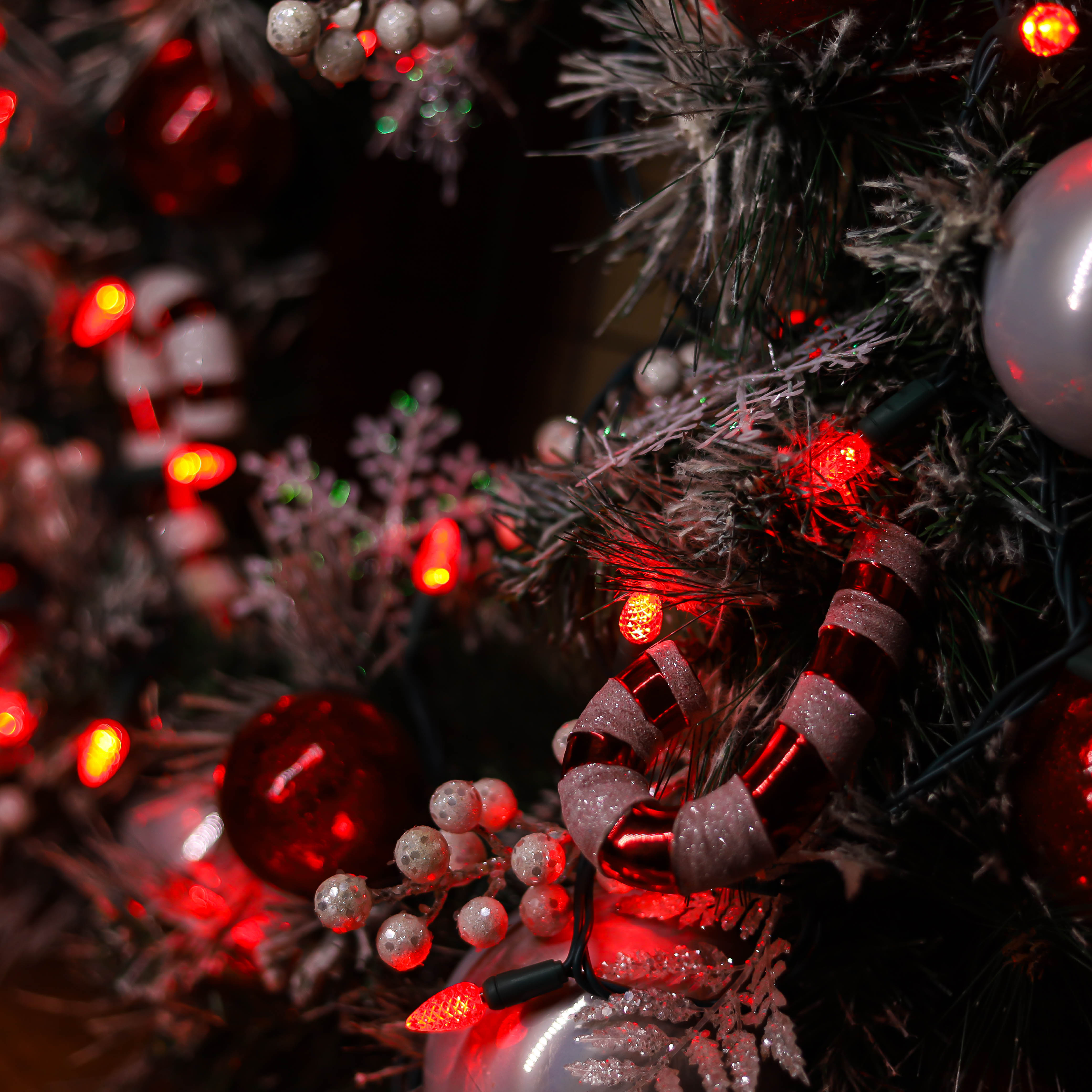 120V UL Red C3 Christmas Led Lights