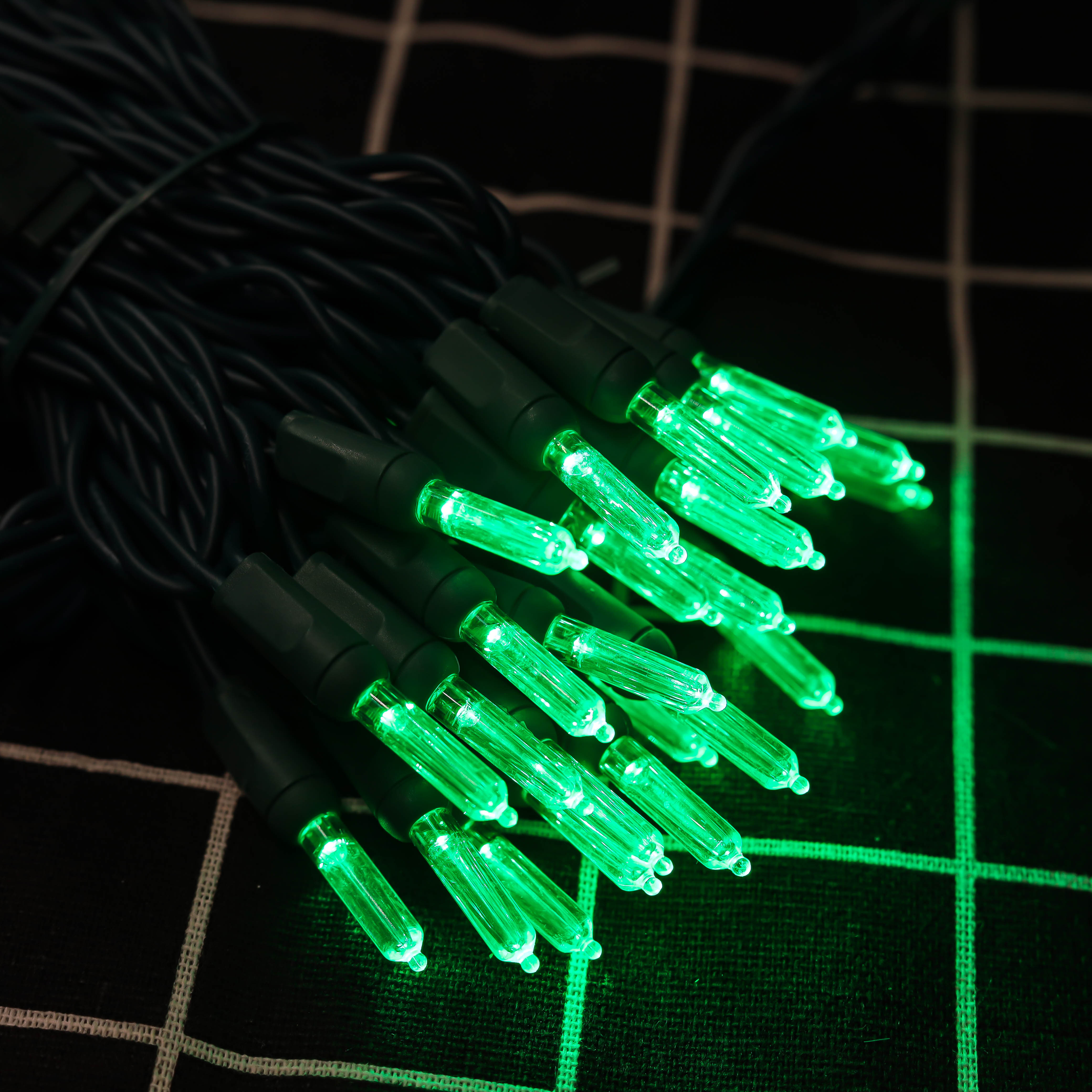 UL T5 Green Christmas Led String Lights