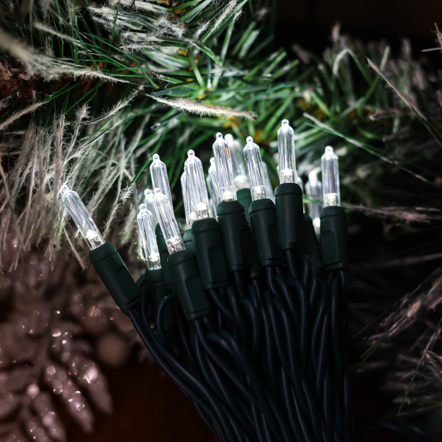 T5 LED UL-lichtslingers Koudwitte kerstverlichtingset voor buitengebruik