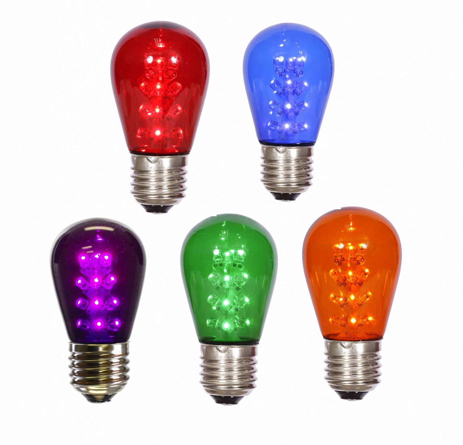 S14 E26 gefacetteerde LED-lampen