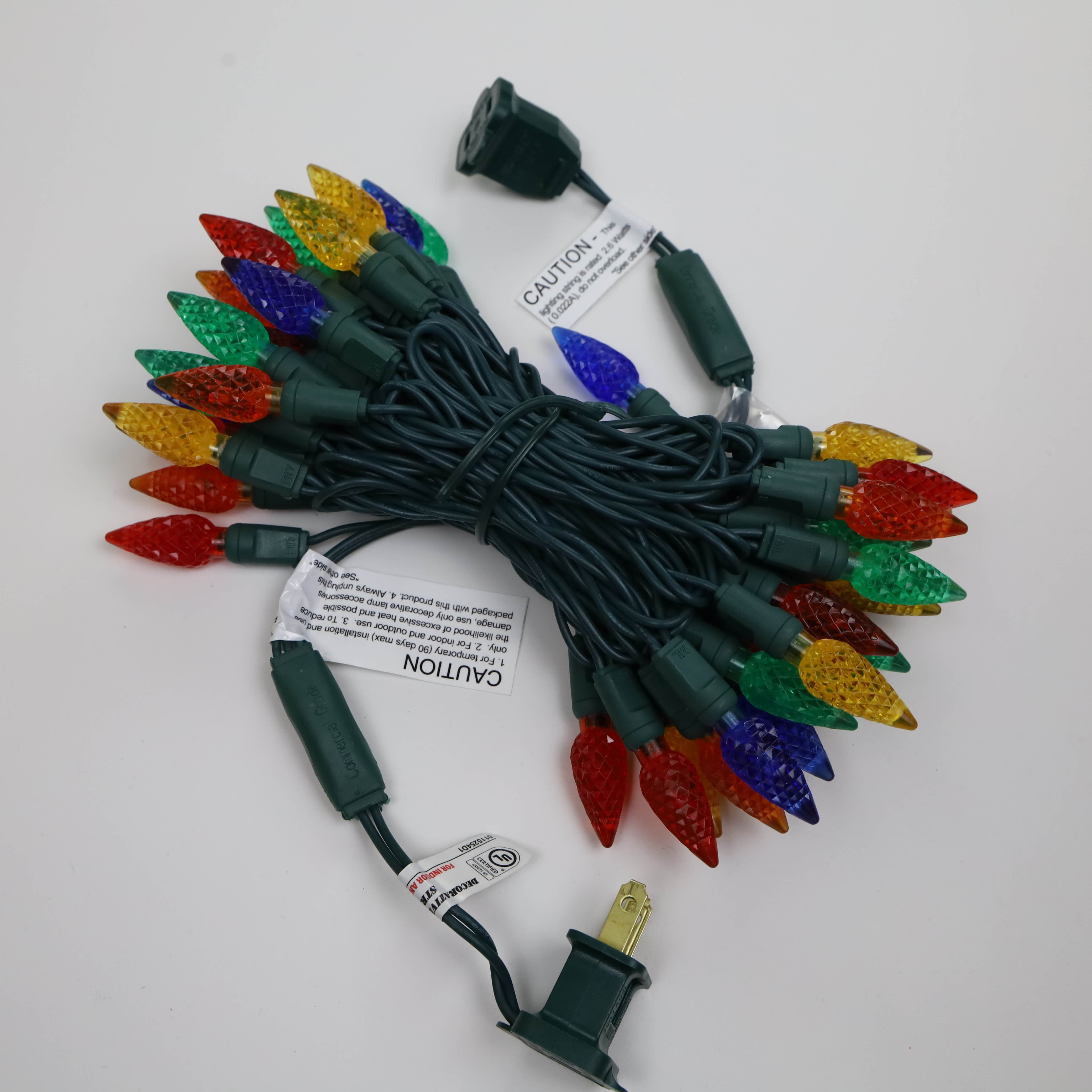 Multi UL waterdichte C6 aardbei LED-kerstverlichting 