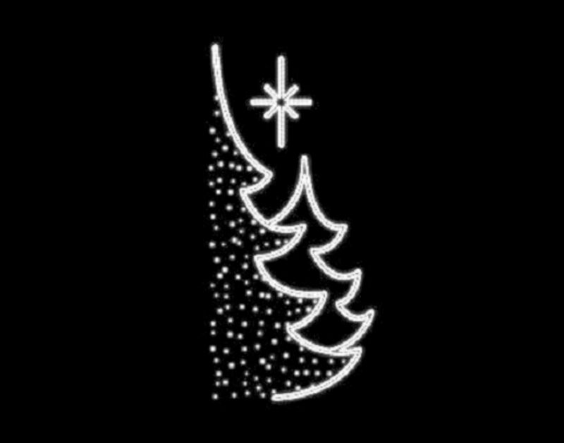 Aluminium witte motiefverlichting voor thuis