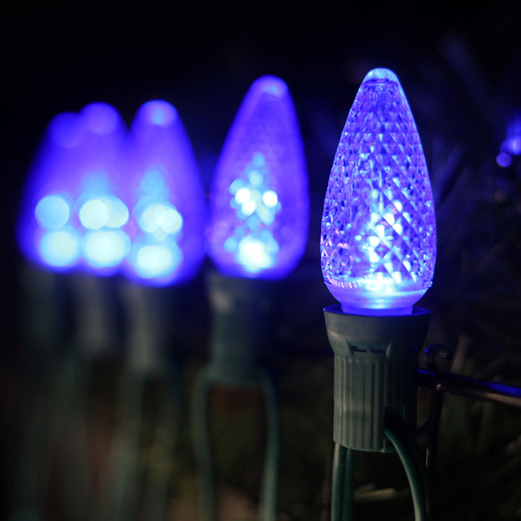Waterdichte blauwe LED C9 UL Minleon vervangende lampen 