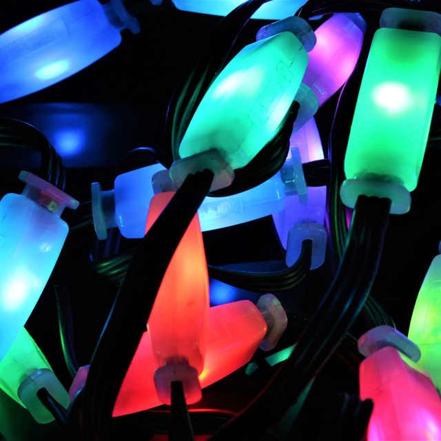 12V UL CE waterdichte DMX RGB-kiezelverlichting