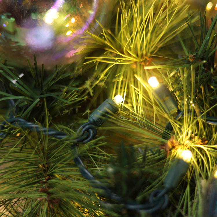 5MM Groothoek Mini LED Lichtslingers Warm Wit UL Kerst Lichtslinger Buitengebruik