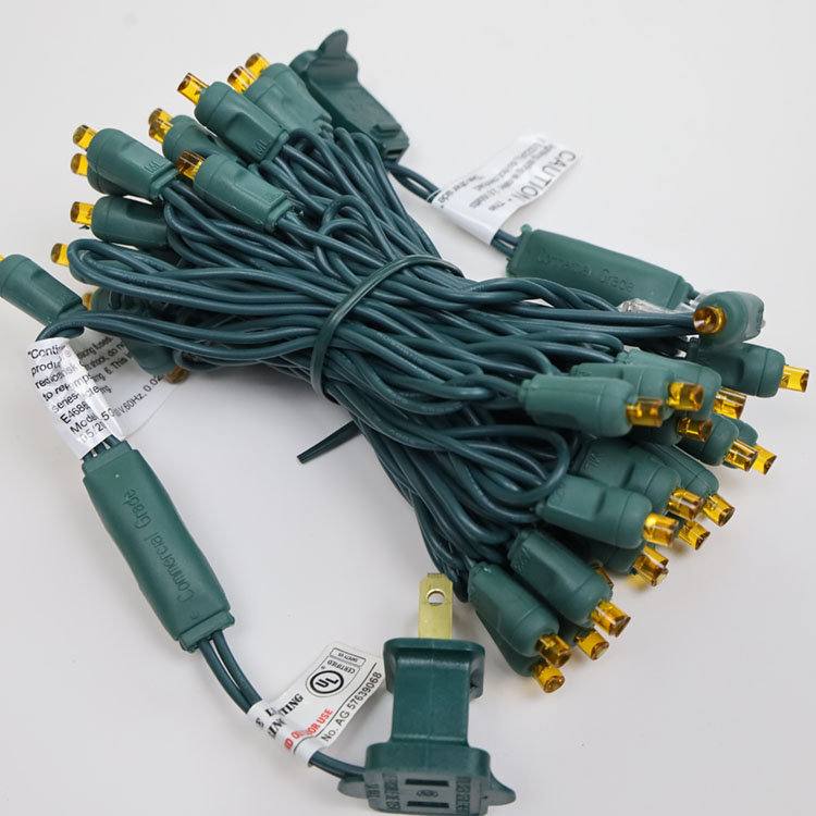 5 mm groothoek gele LED -touwlichten