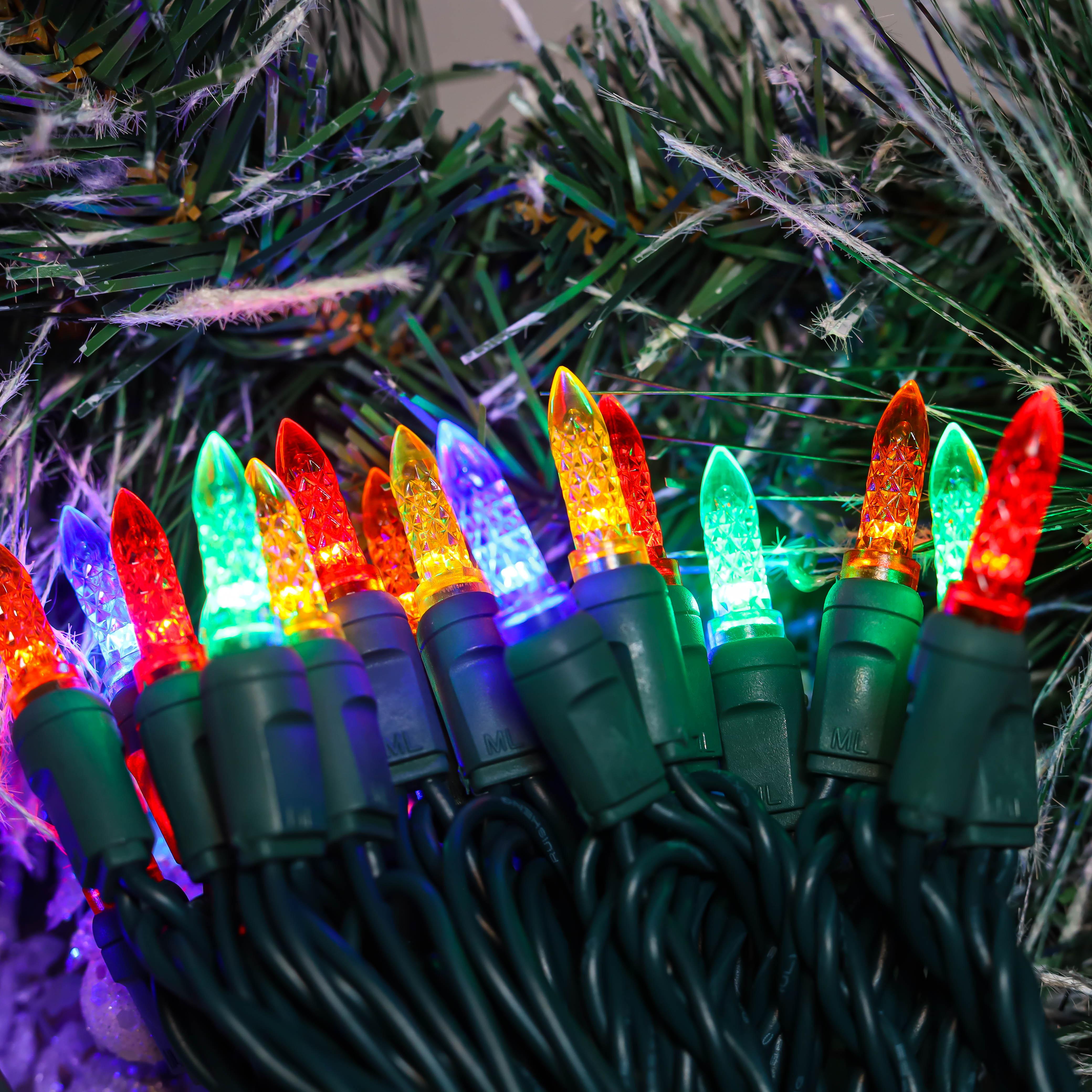 M5 UL Multi Christmas LED String Lights