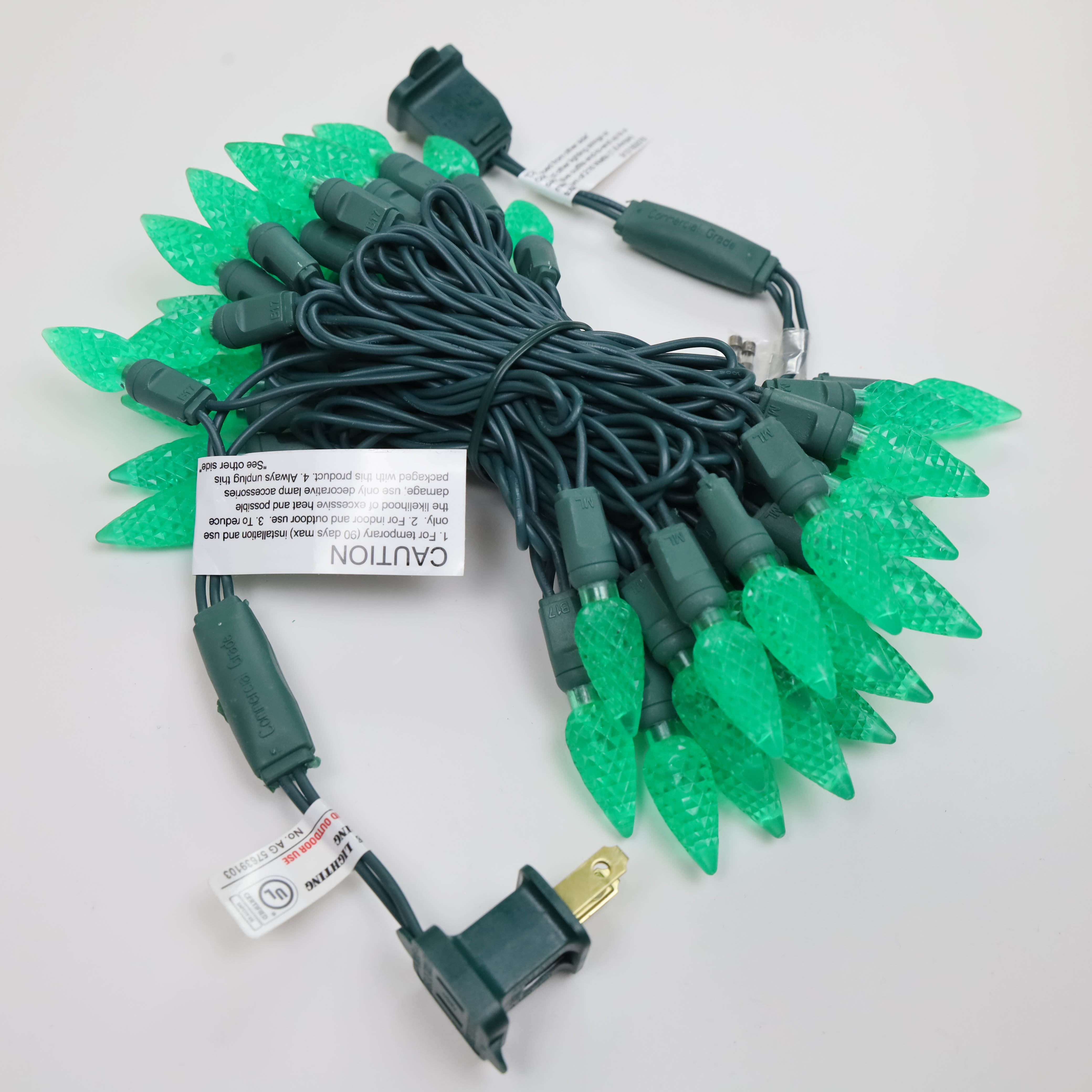 UL C6 Aardbeiengroene LED-lichtslingers 