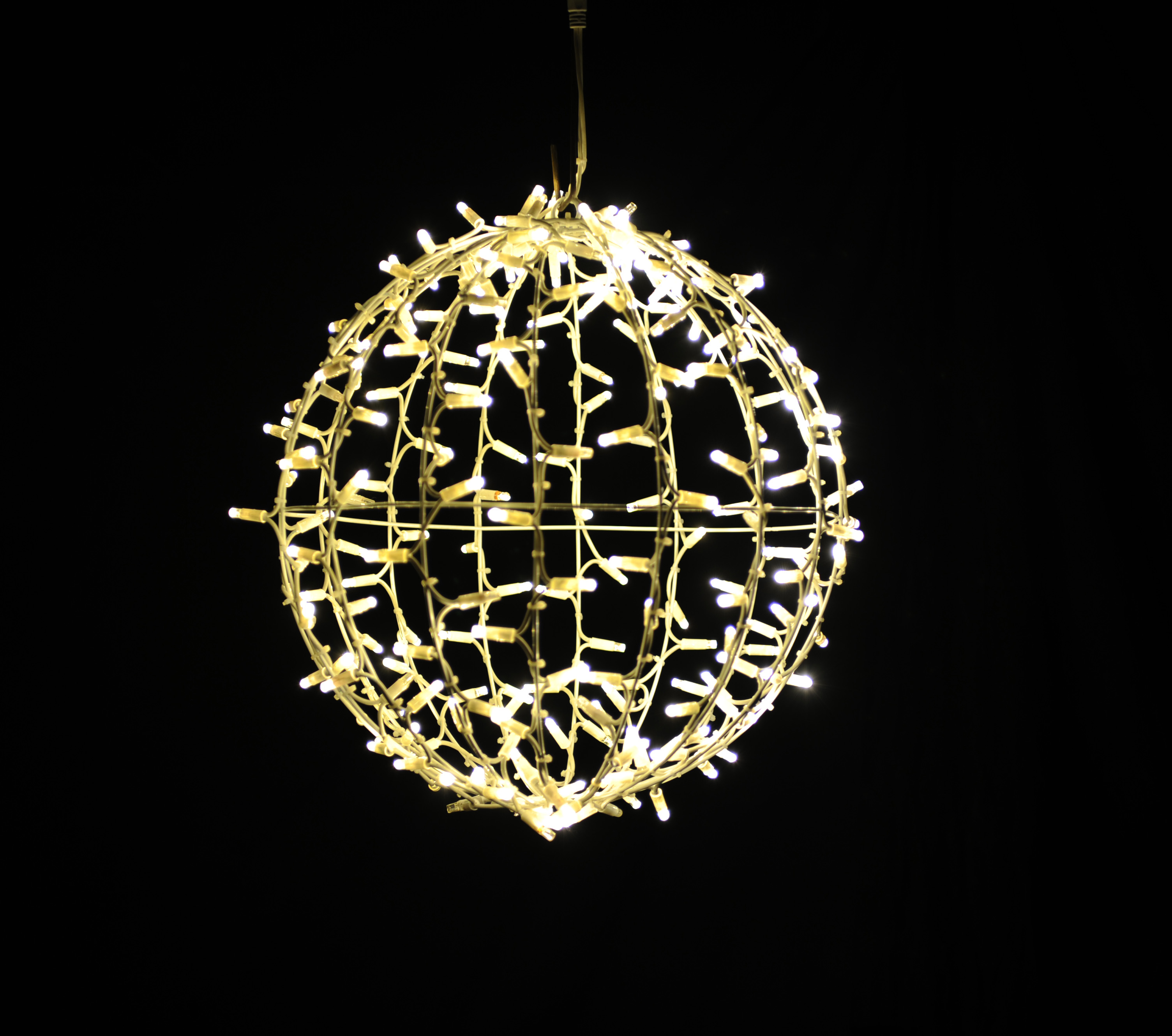 3D Metal Christmas Sphere Motif Light