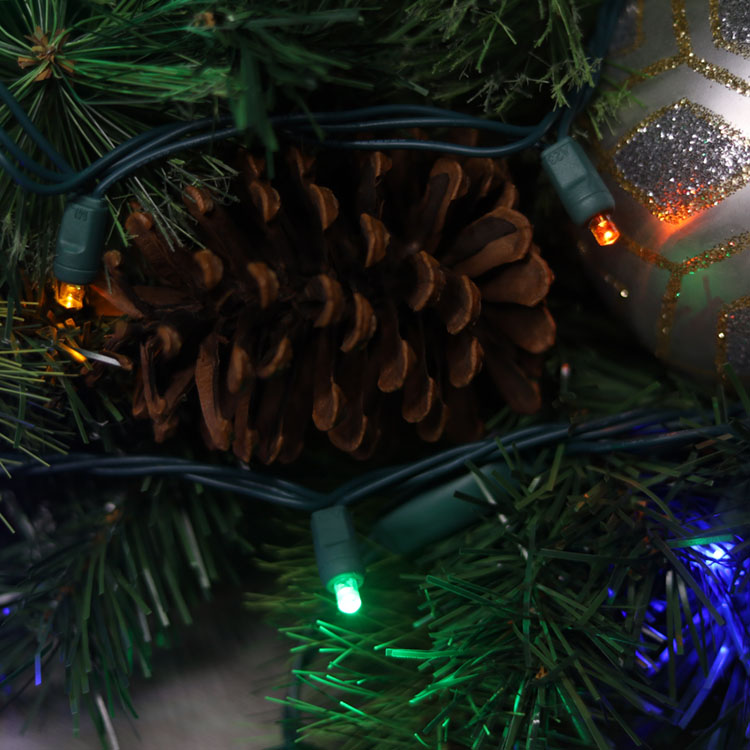 5MM Mini LED-lichtslingerset UL Multi LED-kerstverlichting UL