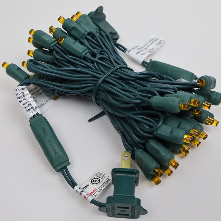 5 mm groothoek oranje led stringlichten buiten