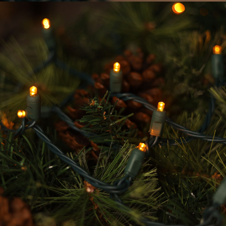 5 mm groothoek gele LED -touwlichten