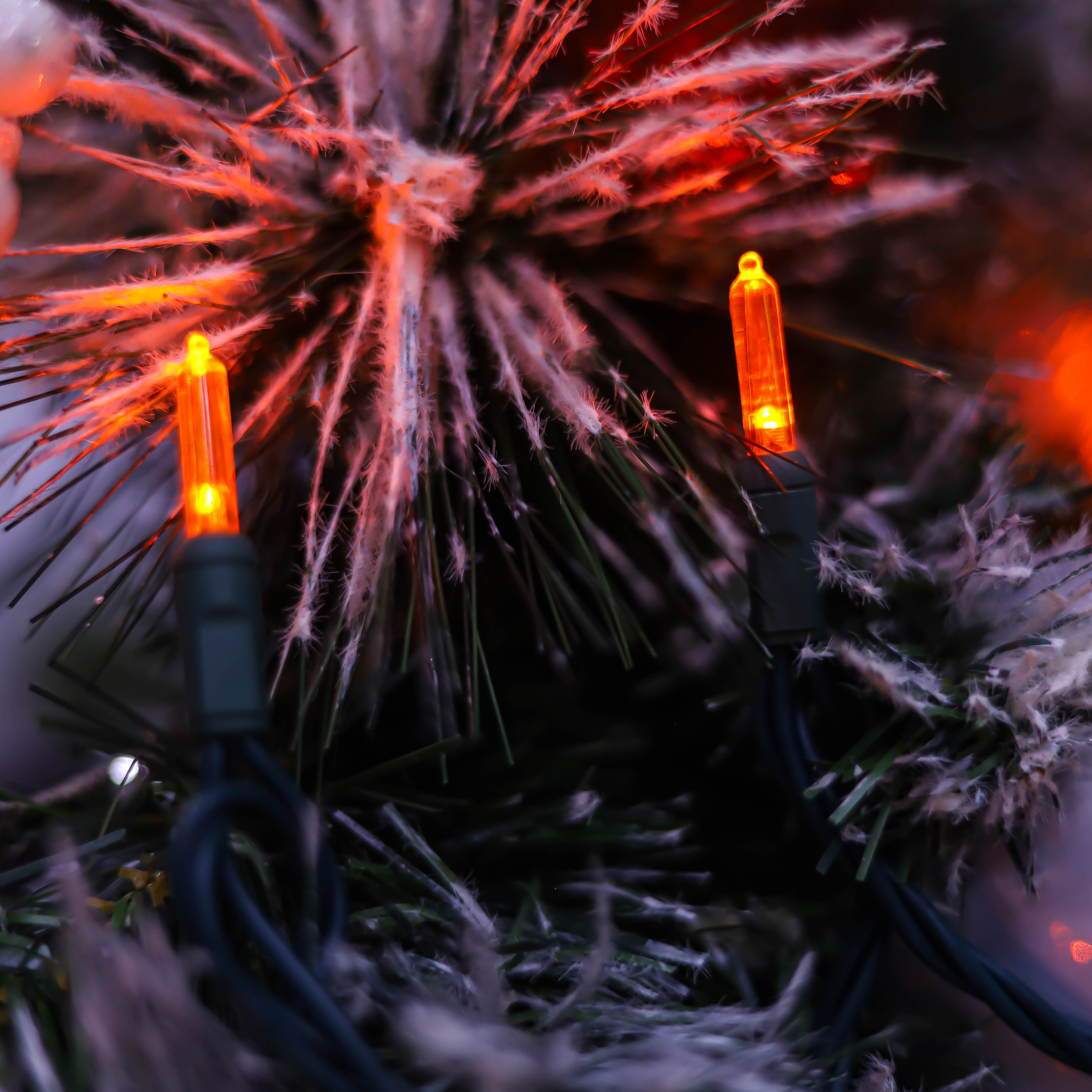 T5 UL Orange Christmas Led String Lights