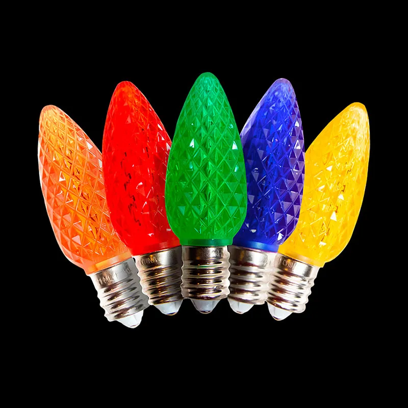 UL C9 Minleon LED-vervangingslampen Multi-kerstlamp