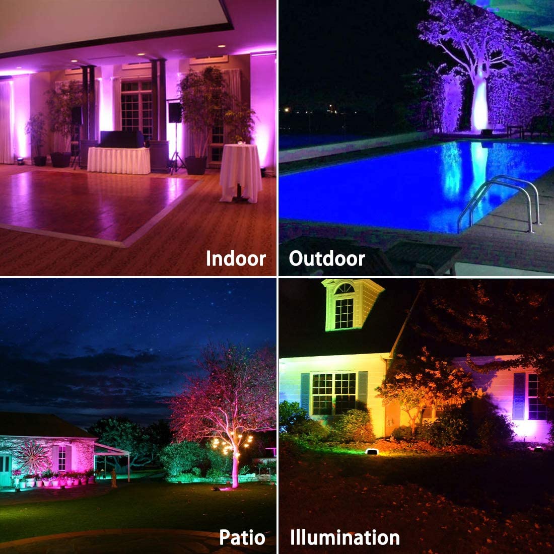 Installatie van RGB-buitenverlichting